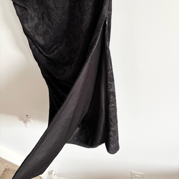 NWT a la nuit Elegant Ruched Patterned Dress - Picture 6 of 10